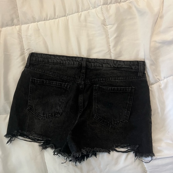 BP black denim shorts, size 30 - Picture 3 of 3